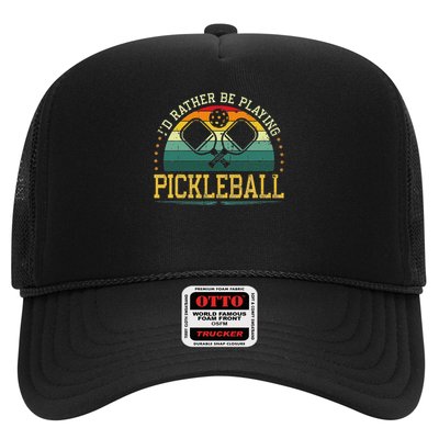 I'd Rather Be Playing Pickleball Player Trucker Hat