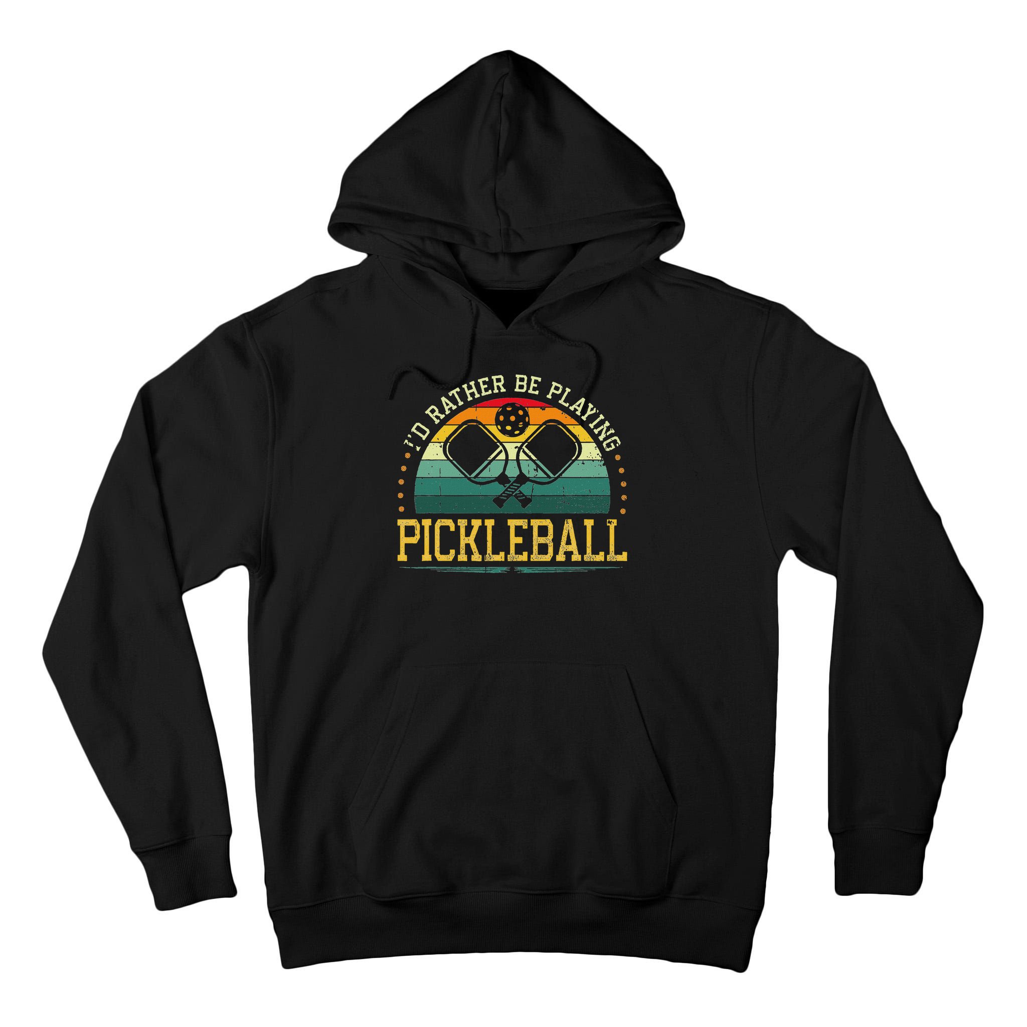 I'd Rather Be Playing Pickleball Player Tall Hoodie
