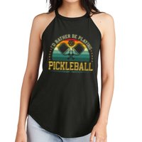 I'd Rather Be Playing Pickleball Player Women's Perfect Tri Rocker Tank