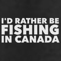 I'd Rather Be Fishing In Canada Funny Canadian Fisherman Beanie