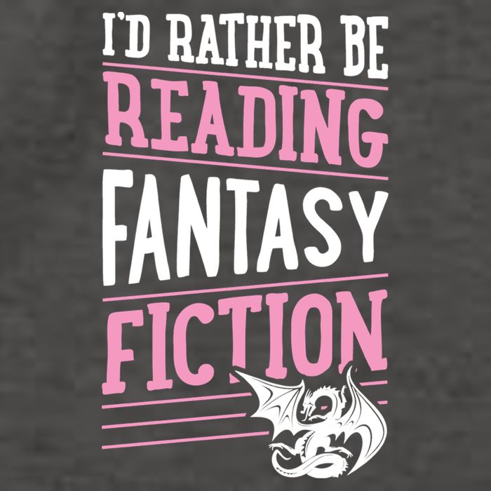 Id Rather Be Reading Fantasy Fiction Gift Vector Backpack