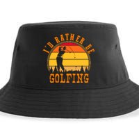 ID Rather Be Golfing Sustainable Bucket Hat