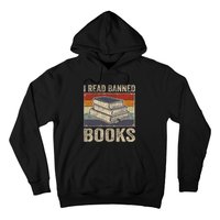 I Read Banned Books Week Librarian Freedom Reader Nerd Hoodie