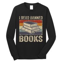 I Read Banned Books Week Librarian Freedom Reader Nerd Long Sleeve Shirt