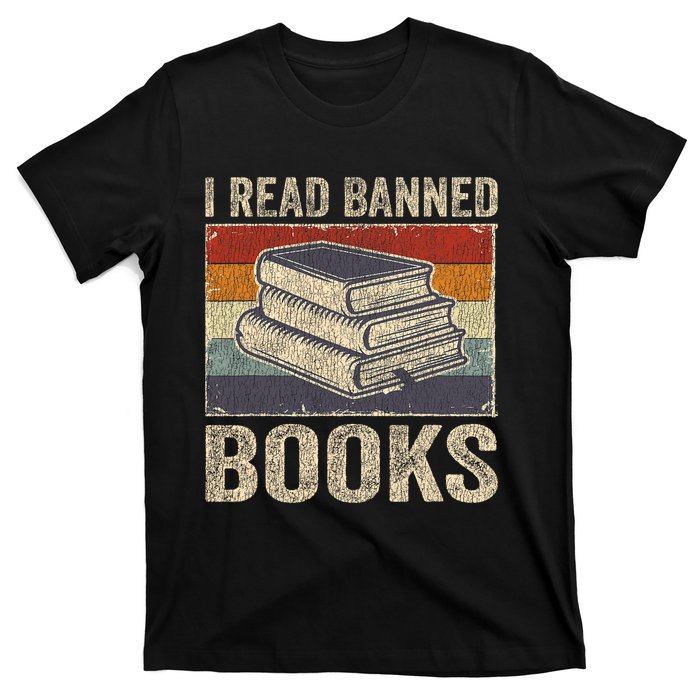 I Read Banned Books Week Librarian Freedom Reader Nerd T-Shirt