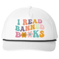 I Read Banned Books Retro Wavy Snapback Five-Panel Rope Hat