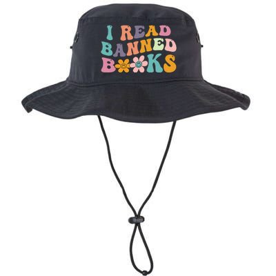 I Read Banned Books Retro Wavy Legacy Cool Fit Booney Bucket Hat