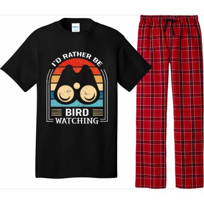 I'd Rather Be Bird Watching Retro Bird Watching Pajama Set