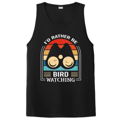 I'd Rather Be Bird Watching Retro Bird Watching PosiCharge Competitor Tank