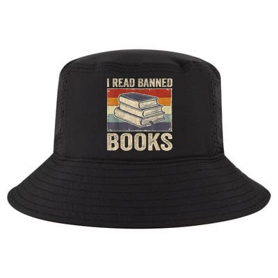 I Read Banned Books Week Librarian Freedom Reader Nerd Cool Comfort Performance Bucket Hat