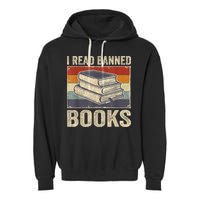 I Read Banned Books Week Librarian Freedom Reader Nerd Garment-Dyed Fleece Hoodie