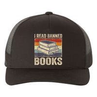 I Read Banned Books Week Librarian Freedom Reader Nerd Yupoong Adult 5-Panel Trucker Hat
