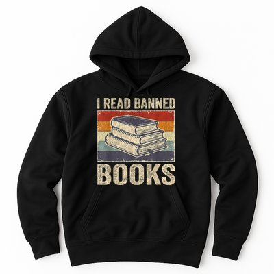 I Read Banned Books Week Librarian Freedom Reader Nerd Hoodie