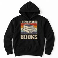 I Read Banned Books Week Librarian Freedom Reader Nerd Hoodie