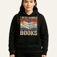 I Read Banned Books Week Librarian Freedom Reader Nerd Hoodie