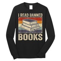 I Read Banned Books Week Librarian Freedom Reader Nerd Long Sleeve Shirt