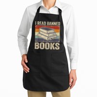I Read Banned Books Week Librarian Freedom Reader Nerd Apron
