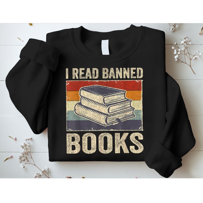 I Read Banned Books Week Librarian Freedom Reader Nerd Sweatshirt