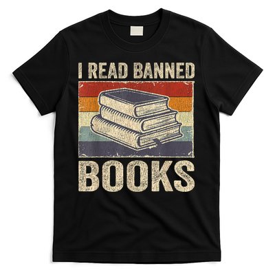 I Read Banned Books Week Librarian Freedom Reader Nerd T-Shirt