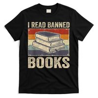 I Read Banned Books Week Librarian Freedom Reader Nerd T-Shirt