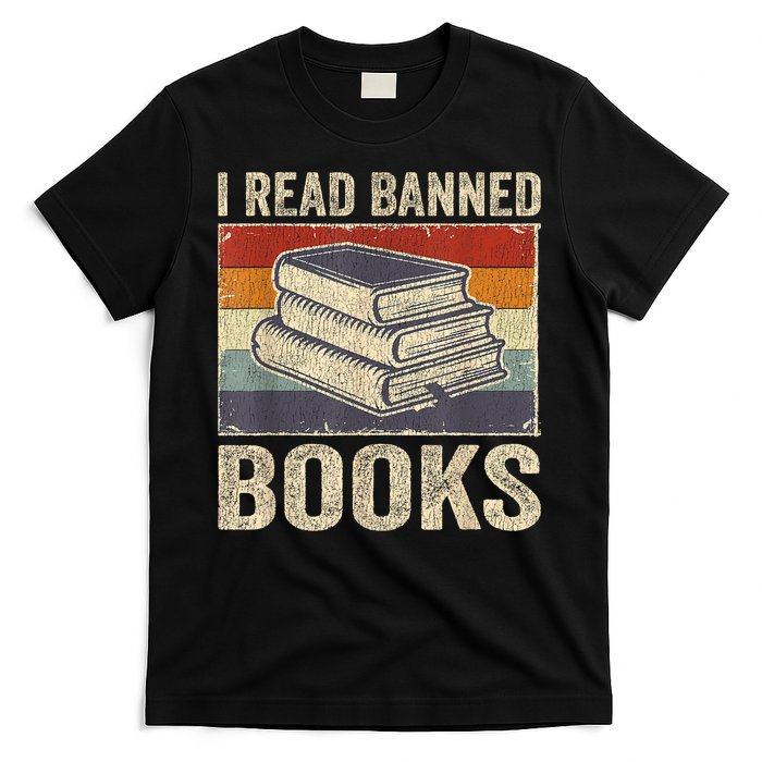 I Read Banned Books Week Librarian Freedom Reader Nerd T-Shirt