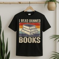 I Read Banned Books Week Librarian Freedom Reader Nerd T-Shirt