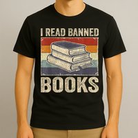 I Read Banned Books Week Librarian Freedom Reader Nerd T-Shirt