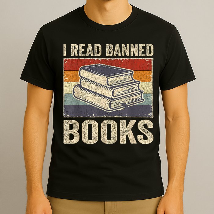 I Read Banned Books Week Librarian Freedom Reader Nerd T-Shirt