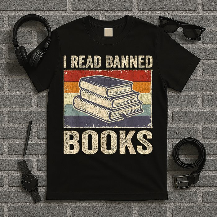 I Read Banned Books Week Librarian Freedom Reader Nerd T-Shirt