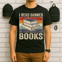 I Read Banned Books Week Librarian Freedom Reader Nerd T-Shirt