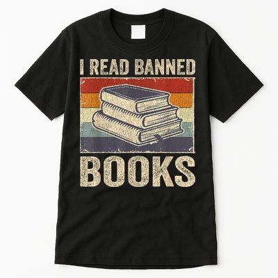 I Read Banned Books Week Librarian Freedom Reader Nerd Tall T-Shirt