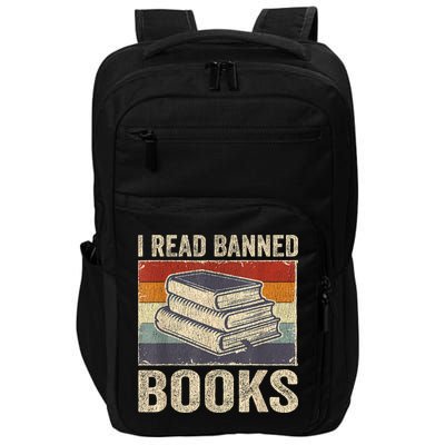 I Read Banned Books Week Librarian Freedom Reader Nerd Impact Tech Backpack