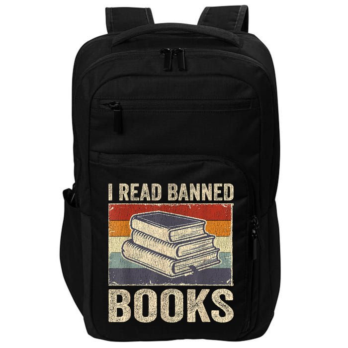 I Read Banned Books Week Librarian Freedom Reader Nerd Impact Tech Backpack