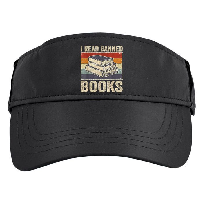 I Read Banned Books Week Librarian Freedom Reader Nerd Adult Drive Performance Visor