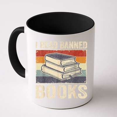 I Read Banned Books Week Librarian Freedom Reader Nerd Mug