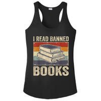 I Read Banned Books Week Librarian Freedom Reader Nerd Ladies PosiCharge Competitor Racerback Tank