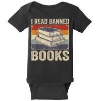 I Read Banned Books Week Librarian Freedom Reader Nerd Baby Bodysuit
