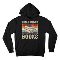 I Read Banned Books Week Librarian Freedom Reader Nerd Tall Hoodie