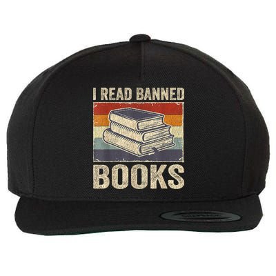 I Read Banned Books Week Librarian Freedom Reader Nerd Wool Snapback Cap