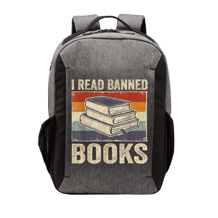 I Read Banned Books Week Librarian Freedom Reader Nerd Vector Backpack