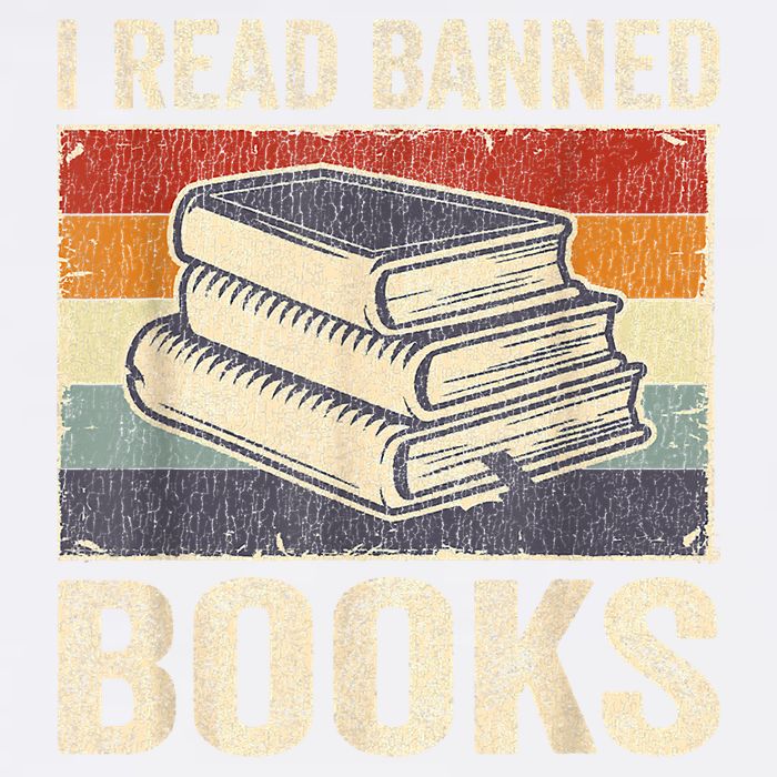 I Read Banned Books Week Librarian Freedom Reader Nerd Garment-Dyed Sweatshirt