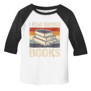 I Read Banned Books Week Librarian Freedom Reader Nerd Toddler Fine Jersey T-Shirt