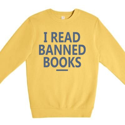 I Read Banned Books Iowa Student Premium Crewneck Sweatshirt