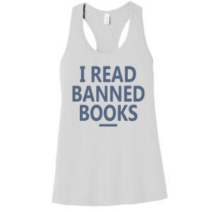 I Read Banned Books Iowa Student Women's Racerback Tank