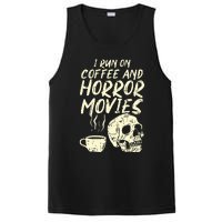 I Run Coffee Horror Movies Skull Skeleton Fun Halloween PosiCharge Competitor Tank