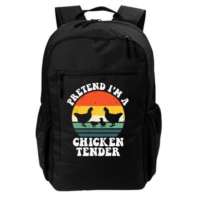I Raise Chickens I'm Literally A Chicken Tender Funny Sunset Backpack