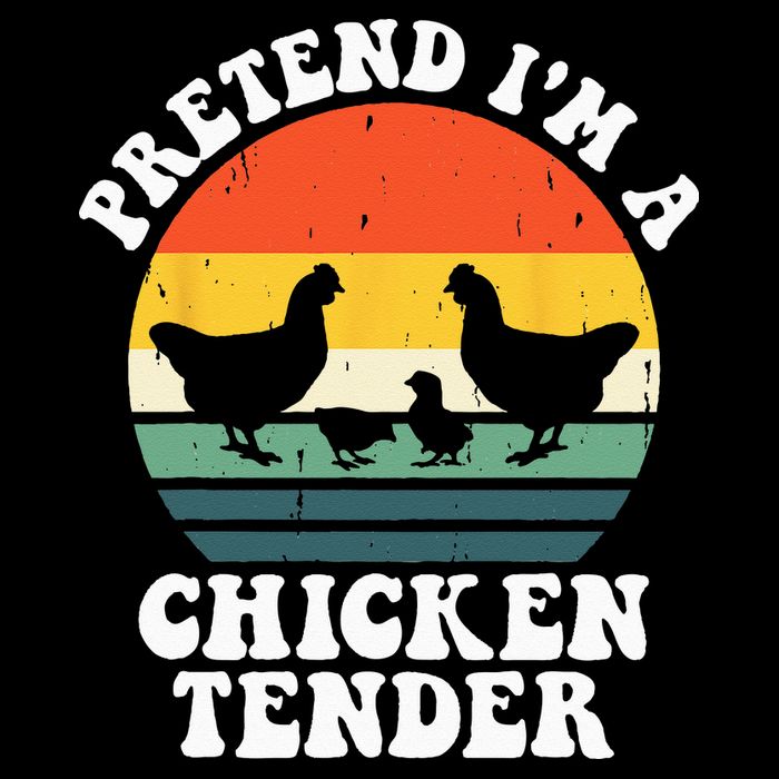 I Raise Chickens I'm Literally A Chicken Tender Funny Sunset Youth Performance Sprint T-Shirt