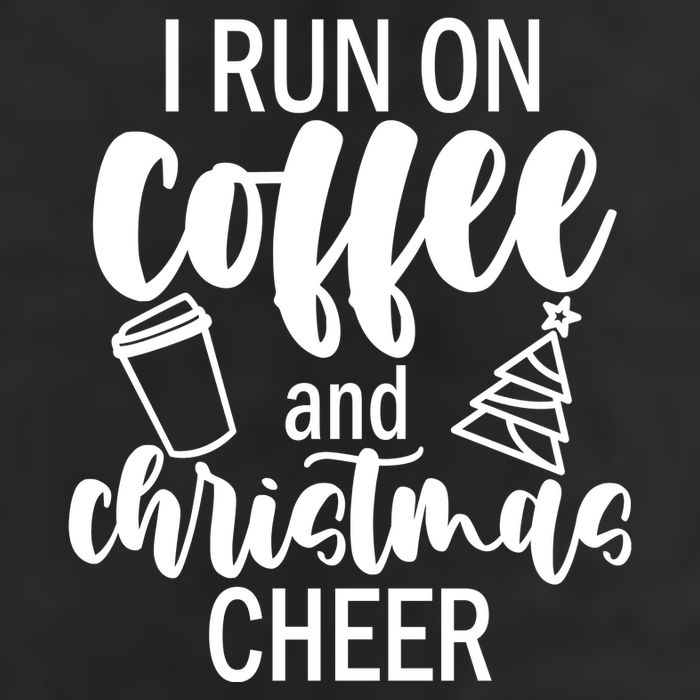 I Run Coffee And Christmas Cheer 25L Jumbo Tote