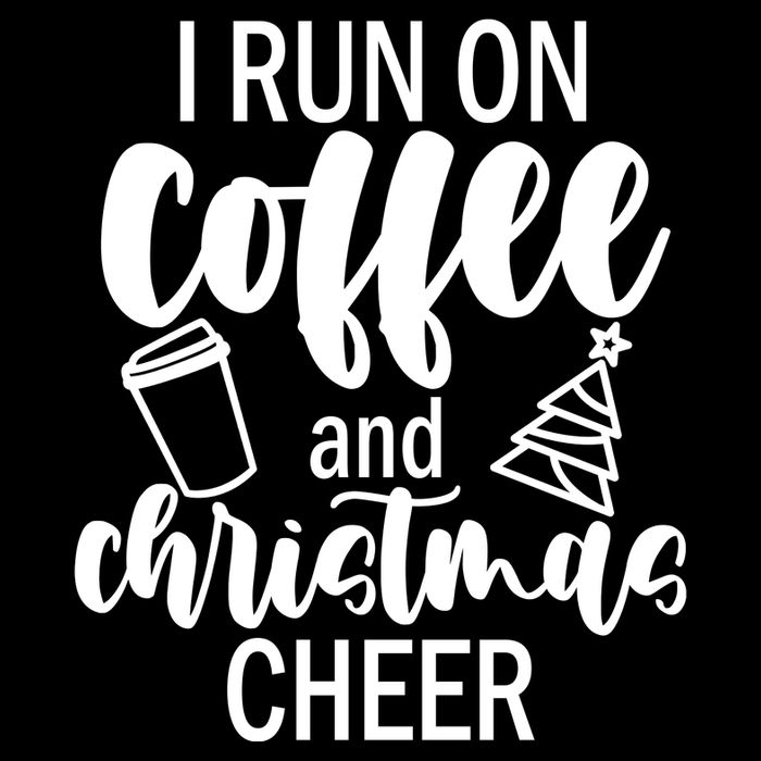 I Run Coffee And Christmas Cheer Wool Snapback Cap