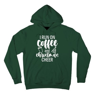 I Run Coffee And Christmas Cheer Hoodie